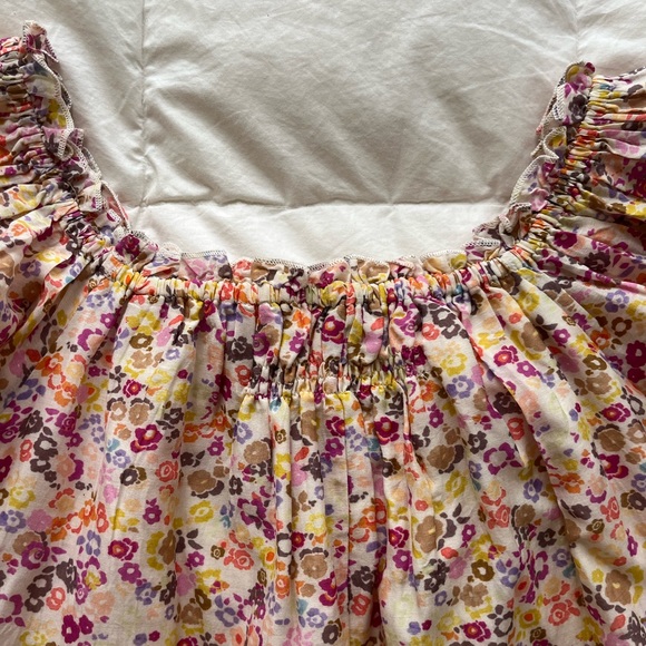 Apiece Apart Floral Puff Sleeve Maxi Dress - Picture 6 of 15